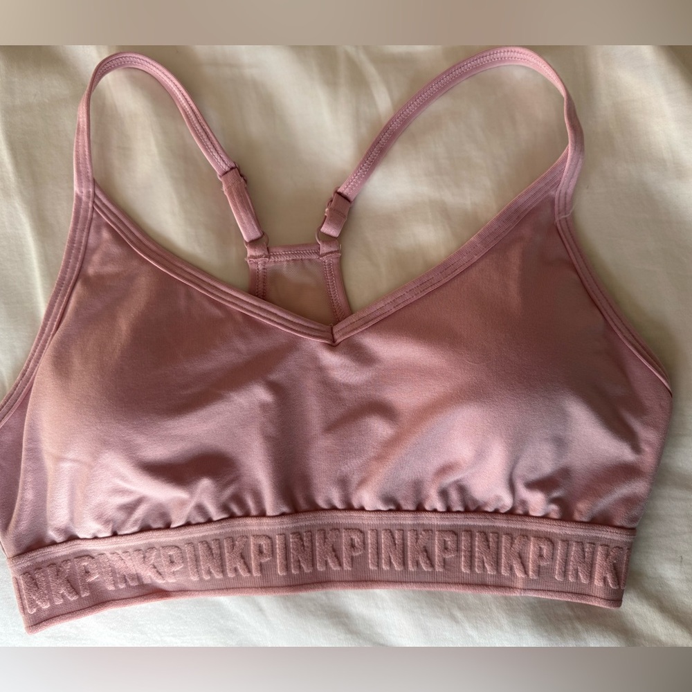PINK Victoria's Secret Dusty Rose Pink Bralette Bra Medium